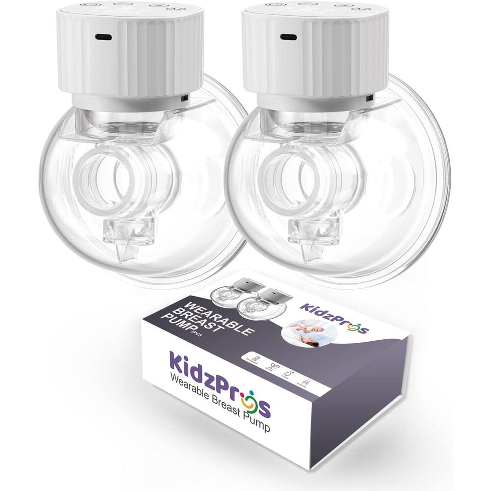 KidzPros Double Wearable Breast Pump, 2pcs